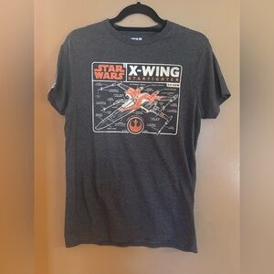 Star Wars: The Rise of Skywalker Starfighter Schematic T-Shirt Small